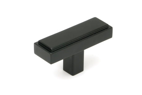 From The Anvil - Matt Black Scully T-Bar | Sku. 50560 | Trade Door Handles.