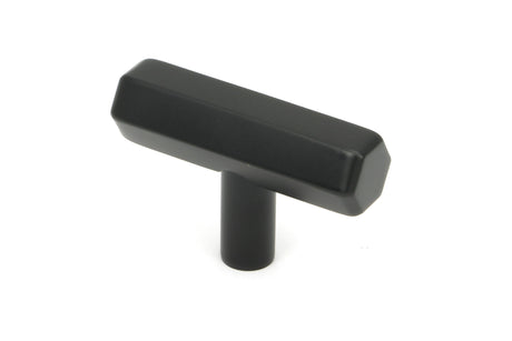 From The Anvil - Matt Black Kahlo T-Bar | Sku. 50561 | Trade Door Handles.