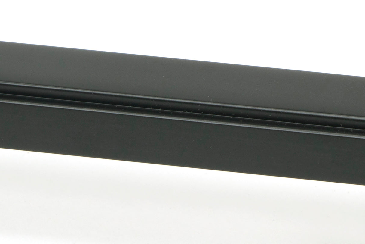 From The Anvil - Matt Black Scully Pull Handle - Medium | Sku. 50563 | Trade Door Handles.