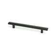 From The Anvil - Matt Black Scully Pull Handle - Medium | Sku. 50563 | Trade Door Handles.