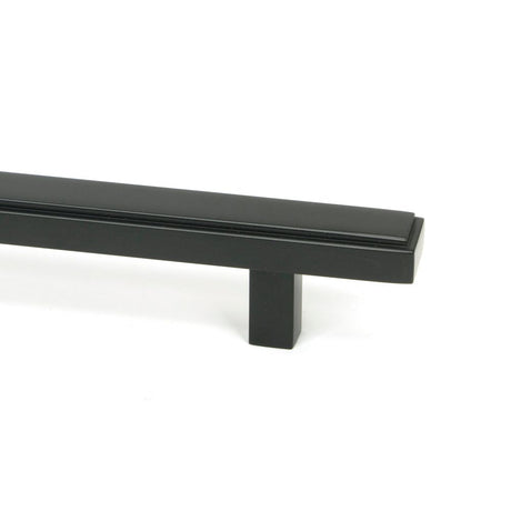 From The Anvil - Matt Black Scully Pull Handle - Large | Sku. 50564 | Trade Door Handles.