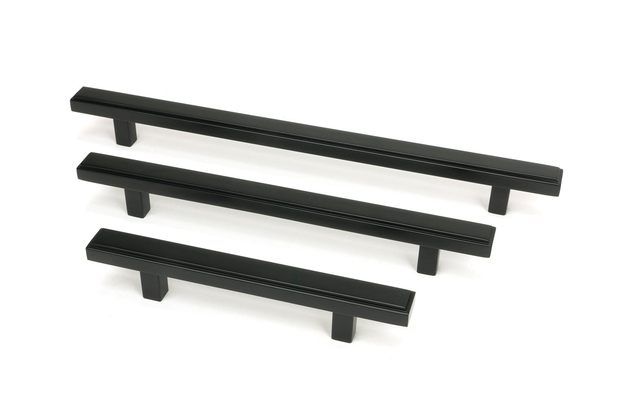 From The Anvil - Matt Black Scully Pull Handle - Large | Sku. 50564 | Trade Door Handles.