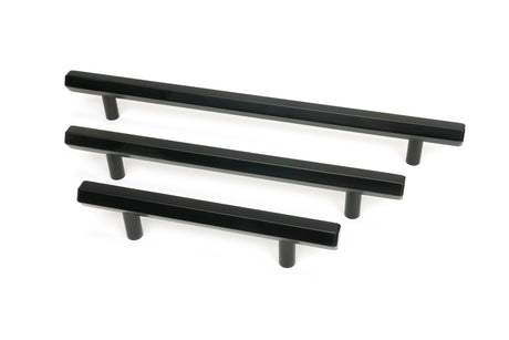 From The Anvil - Matt Black Kahlo Pull Handle - Small | Sku. 50565 | Trade Door Handles.