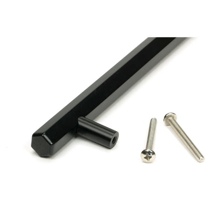 From The Anvil - Matt Black Kahlo Pull Handle - Large | Sku. 50567 | Trade Door Handles.
