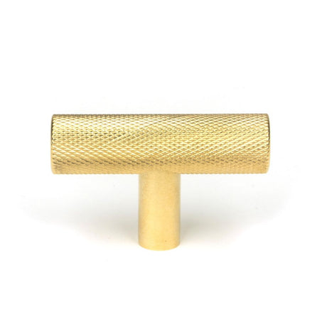 From The Anvil - Polished Brass Brompton T-Bar | Sku. 50568 | Trade Door Handles.
