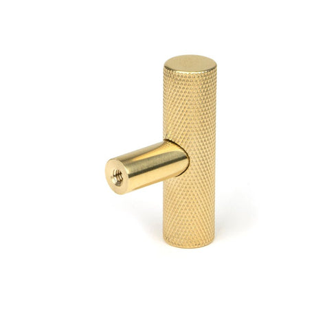 From The Anvil - Polished Brass Brompton T-Bar | Sku. 50568 | Trade Door Handles.
