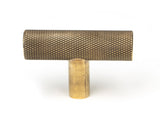 From The Anvil - Aged Brass Brompton T-Bar | Sku. 50569 | Trade Door Handles.