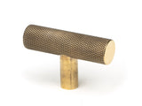 From The Anvil - Aged Brass Brompton T-Bar | Sku. 50569 | Trade Door Handles.
