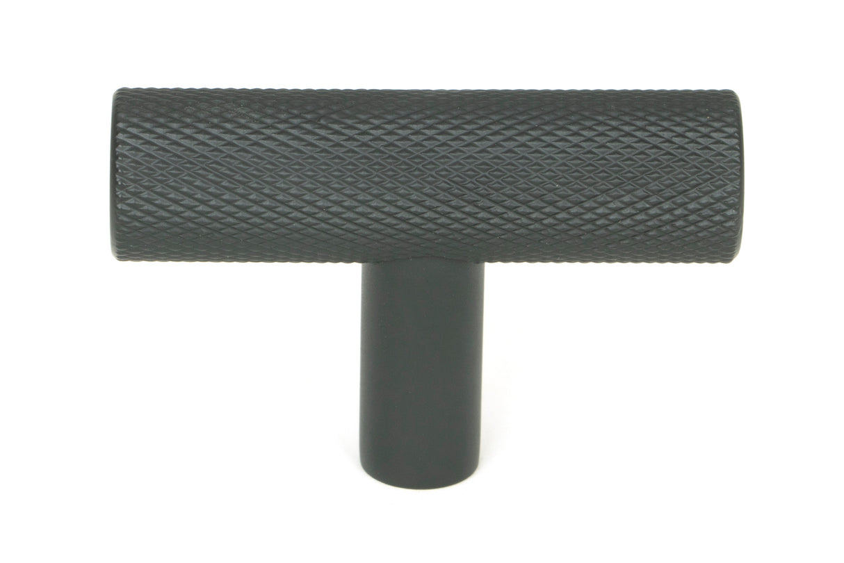 From The Anvil - Matt Black Brompton T-Bar | Sku. 50573 | Trade Door Handles.