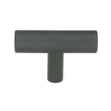 From The Anvil - Matt Black Brompton T-Bar | Sku. 50573 | Trade Door Handles.