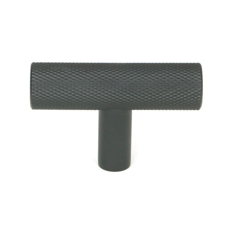 From The Anvil - Matt Black Brompton T-Bar | Sku. 50573 | Trade Door Handles.