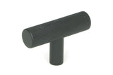 From The Anvil - Matt Black Brompton T-Bar | Sku. 50573 | Trade Door Handles.