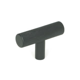 From The Anvil - Matt Black Brompton T-Bar | Sku. 50573 | Trade Door Handles.