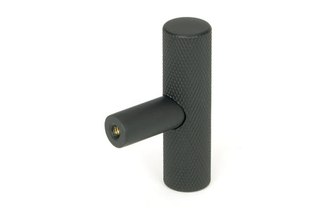 From The Anvil - Matt Black Brompton T-Bar | Sku. 50573 | Trade Door Handles.