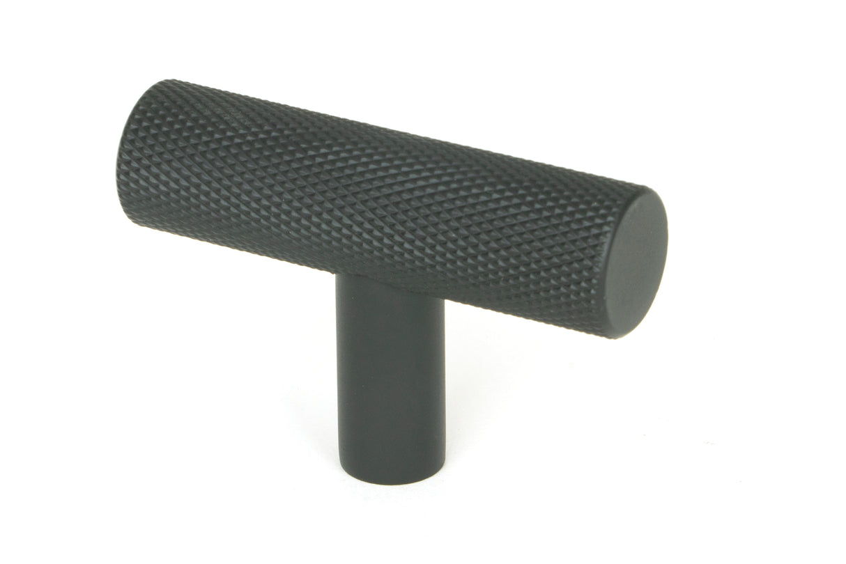 From The Anvil - Matt Black Brompton T-Bar | Sku. 50573 | Trade Door Handles.