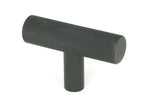 From The Anvil - Matt Black Brompton T-Bar | Sku. 50573 | Trade Door Handles.