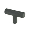 From The Anvil - Matt Black Brompton T-Bar | Sku. 50573 | Trade Door Handles.