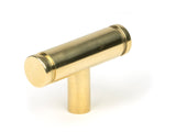 From The Anvil - Polished Brass Kelso T-Bar | Sku. 50574 | Trade Door Handles.