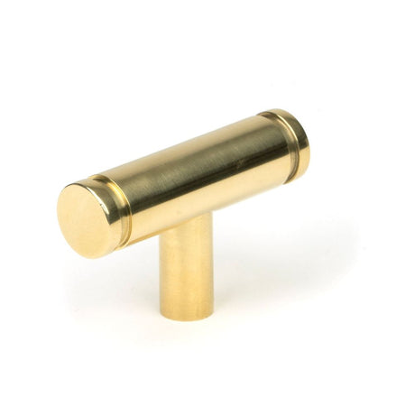 From The Anvil - Polished Brass Kelso T-Bar | Sku. 50574 | Trade Door Handles.