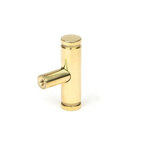 From The Anvil - Polished Brass Kelso T-Bar | Sku. 50574 | Trade Door Handles.