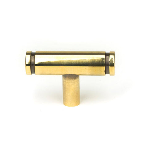 From The Anvil - Aged Brass Kelso T-Bar | Sku. 50575 | Trade Door Handles.