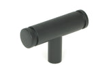 From The Anvil - Matt Black Kelso T-Bar | Sku. 50579 | Trade Door Handles.