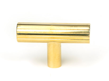 From The Anvil - Polished Brass Judd T-Bar | Sku. 50580 | Trade Door Handles.