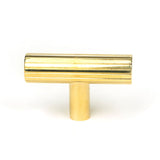 From The Anvil - Polished Brass Judd T-Bar | Sku. 50580 | Trade Door Handles.