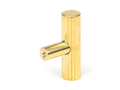 From The Anvil - Polished Brass Judd T-Bar | Sku. 50580 | Trade Door Handles.