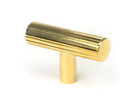 From The Anvil - Polished Brass Judd T-Bar | Sku. 50580 | Trade Door Handles.