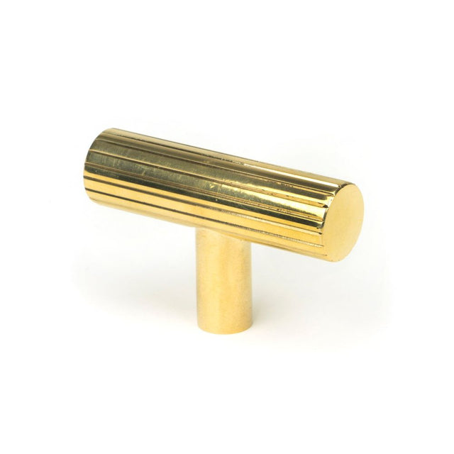 From The Anvil - Polished Brass Judd T-Bar | Sku. 50580 | Trade Door Handles.