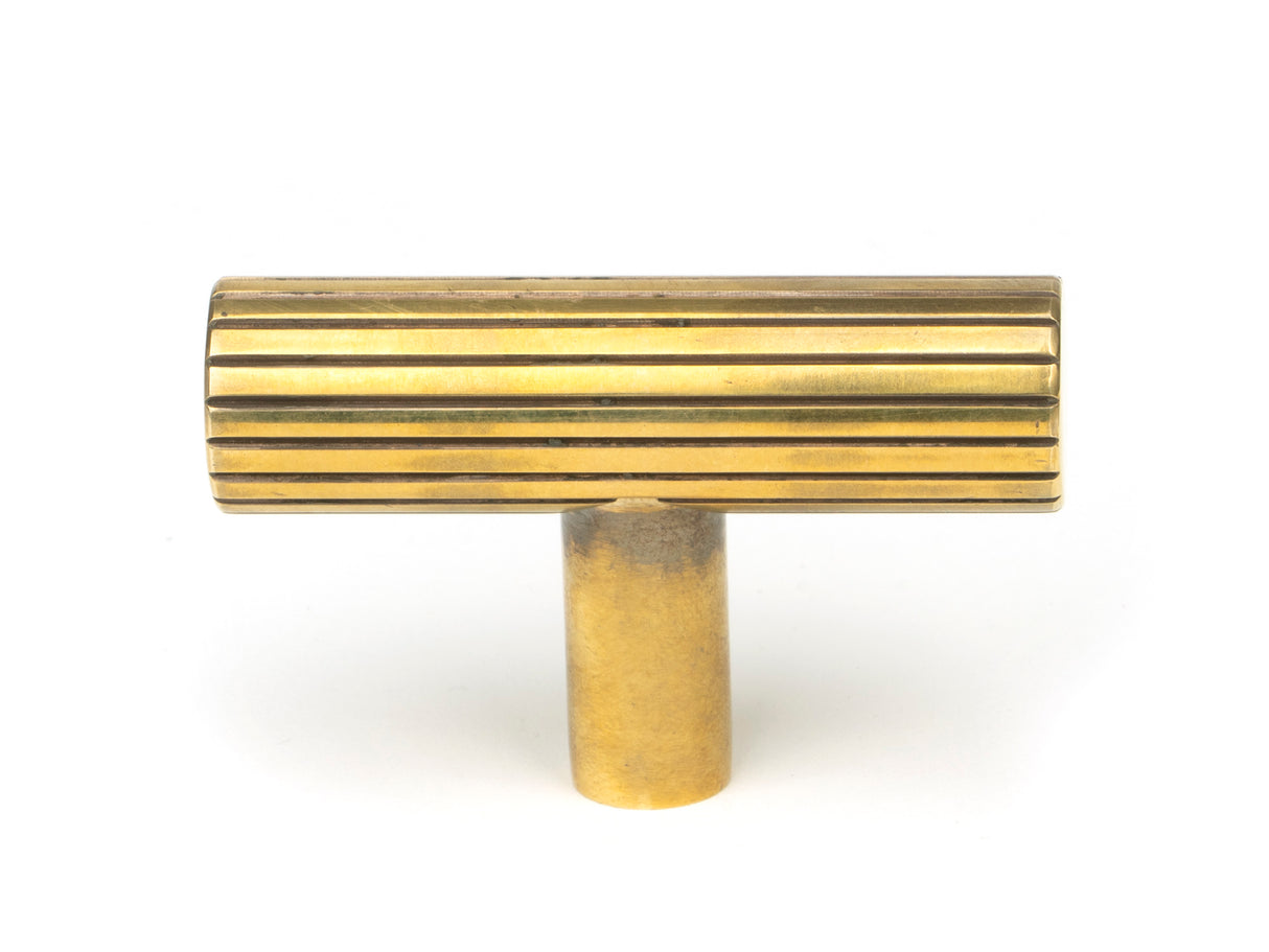 From The Anvil - Aged Brass Judd T-Bar | Sku. 50581 | Trade Door Handles.