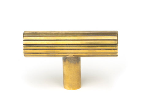 From The Anvil - Aged Brass Judd T-Bar | Sku. 50581 | Trade Door Handles.