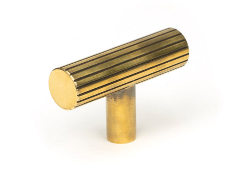 From The Anvil - Aged Brass Judd T-Bar | Sku. 50581 | Trade Door Handles.