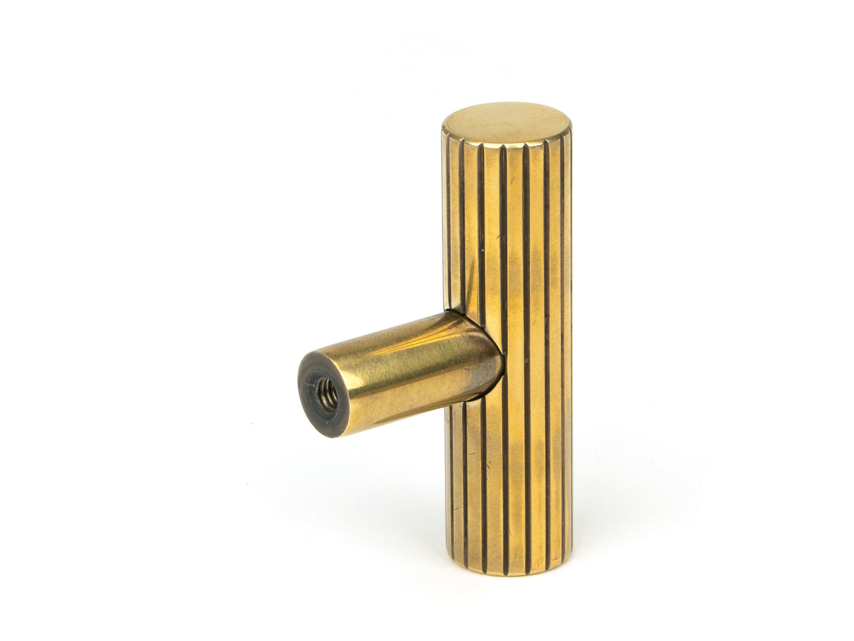 From The Anvil - Aged Brass Judd T-Bar | Sku. 50581 | Trade Door Handles.