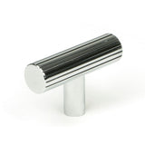 From The Anvil - Polished Chrome Judd T-Bar | Sku. 50583 | Trade Door Handles.