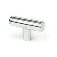 From The Anvil - Polished Chrome Judd T-Bar | Sku. 50583 | Trade Door Handles.