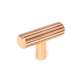 From The Anvil - Polished Bronze Judd T-Bar | Sku. 50591 | Trade Door Handles.