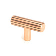 From The Anvil - Polished Bronze Judd T-Bar | Sku. 50591 | Trade Door Handles.