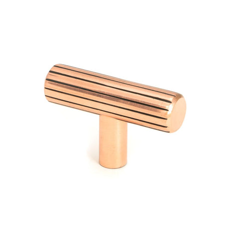From The Anvil - Polished Bronze Judd T-Bar | Sku. 50591 | Trade Door Handles.