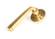 From The Anvil - Polished Brass Avon Round Lever on Rose Set (Beehive) - Unsprung | Sku. 50601 | Trade Door Handles.