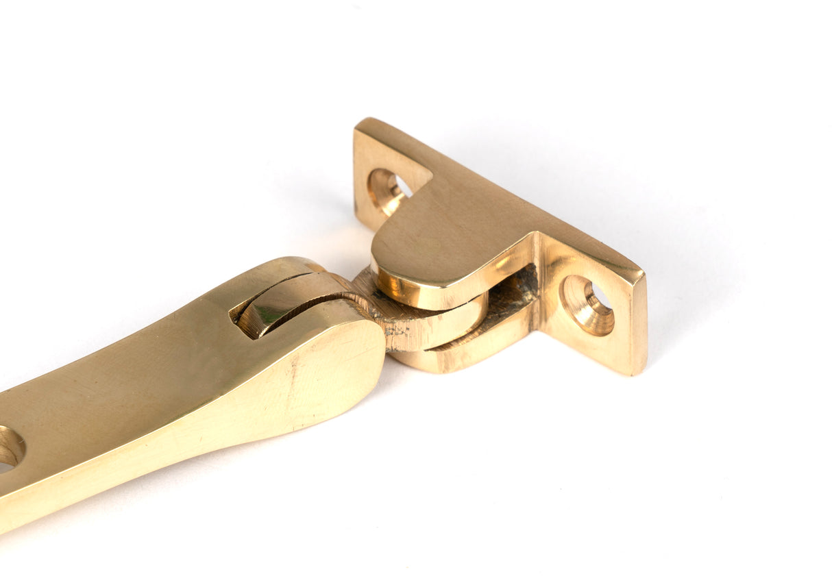From The Anvil - Polished Brass 8" Brompton Stay | Sku. 50615 | Trade Door Handles.