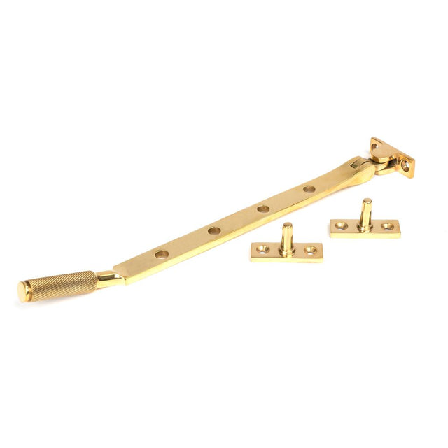 From The Anvil - Polished Brass 10" Brompton Stay | Sku. 50616 | Trade Door Handles.