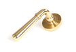 From The Anvil - Polished Brass Newbury Lever on Rose Set (Beehive) | Sku. 50622 | Trade Door Handles.