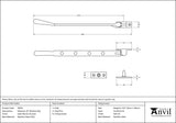 From The Anvil - Satin Marine SS (316) 10" Newbury Stay | Sku. 50634 | Trade Door Handles.
