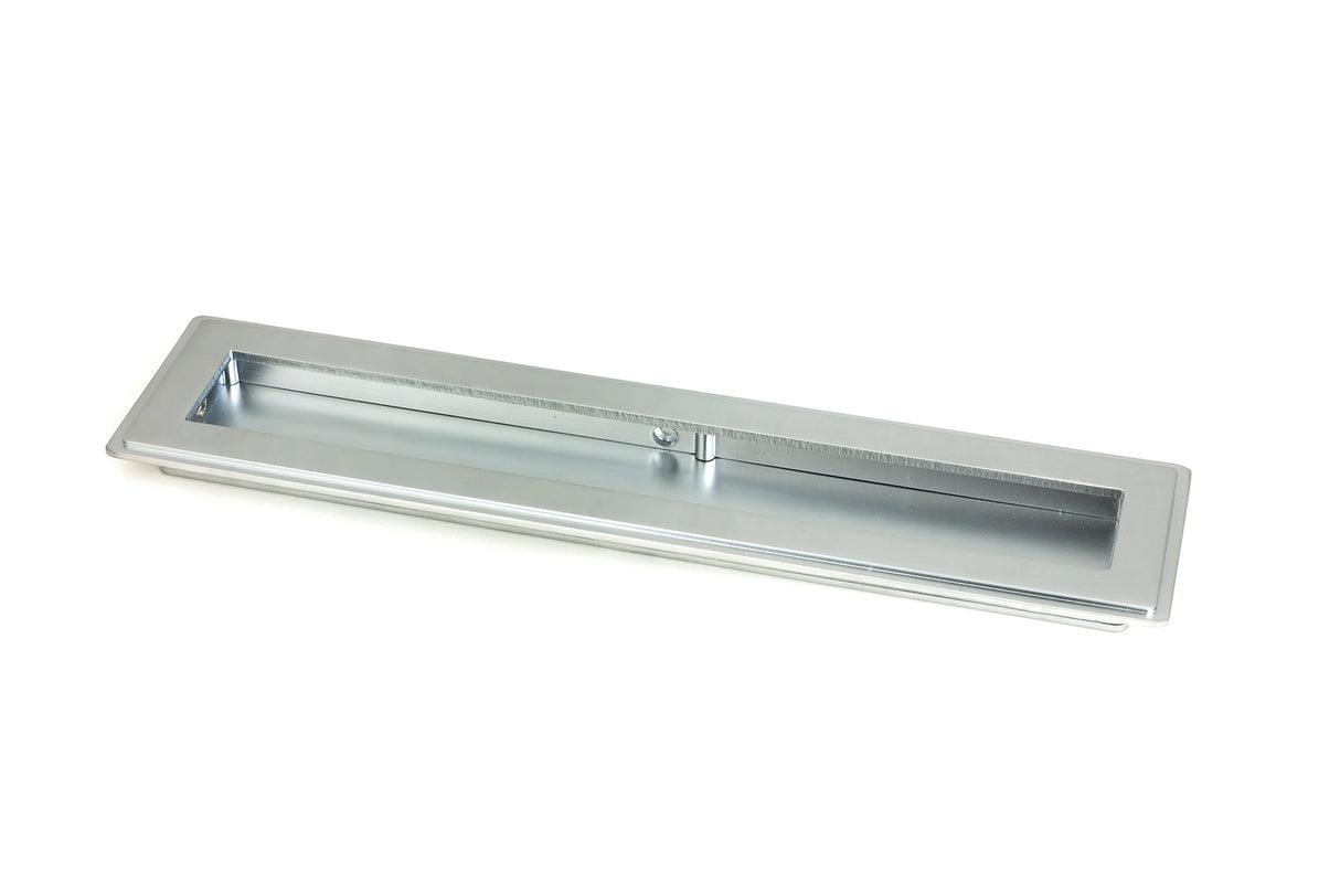 From The Anvil - Satin Chrome 250mm Art Deco Rectangular Pull | Sku. 50637 | Trade Door Handles.