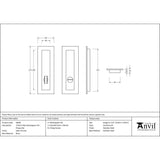From The Anvil - Satin Chrome 175mm Plain Rectangular Pull | Sku. 50638 | Trade Door Handles.