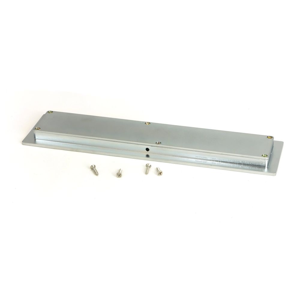 From The Anvil - Satin Chrome 250mm Plain Rectangular Pull | Sku. 50639 | Trade Door Handles.