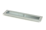 From The Anvil - Satin Chrome 250mm Plain Rectangular Pull | Sku. 50639 | Trade Door Handles.
