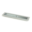 From The Anvil - Satin Chrome 250mm Plain Rectangular Pull | Sku. 50639 | Trade Door Handles.